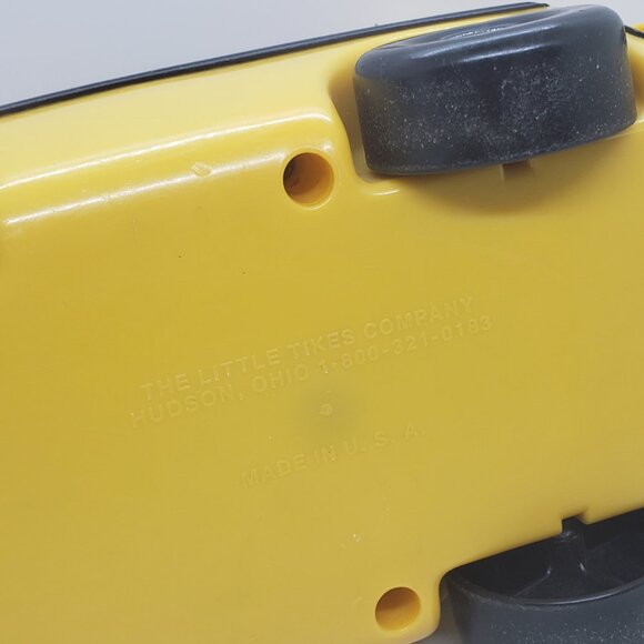 Little Tikes Toddle Tots School Bus Yellow Push Along Vehicle Vintage 1988 Toy - Picture 13 of 16